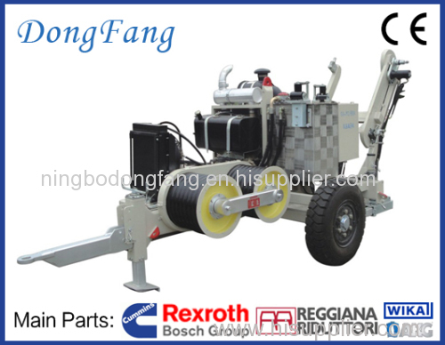 132KV Overhead Transmission Line Stringing Equipments 6 ton puller with Germany Rexroth pump