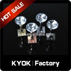 Special curtain accessories quality wall hook crystal decoration