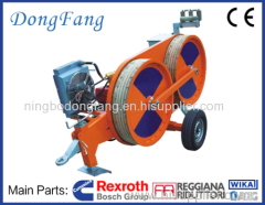 150KV Overhead Transmission Line Stringing Equipment 6 ton puller with 2 of 3 ton tensioner