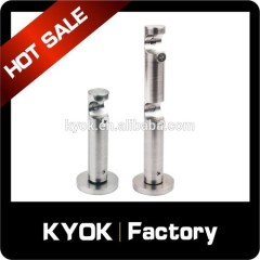 Extended Window Decorative Curtain Pole Brackets 16mm , Aluminum Alloy Single Type