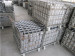 galvanized rolling folding wire cage with wheels