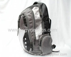 Black white grey sports leisure laptop bag