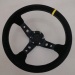14inch OMP Deep Corn Suede Leather wrap Drifting Steering Wheel