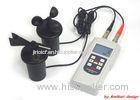 Industrial Handheld Anemometer For Air Temperature , Gray Color