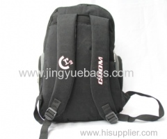 Double plus velvet fabric backpack