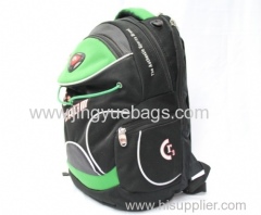 Add wool fabric leisure backpack travel bag