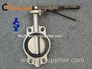 Stainless Steel Lug Butterfly Valve With Corrosion Resistant , EPDM or PTFE Seat