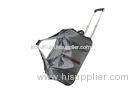 Stylish gray oxford fabric trolley travel bag with telescoping handle