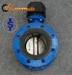 SS Hard Sealing Double Flanged Butterfly Valve Pneumatic Actuator , EPDM or NBR Seat