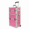 Professional Makeup Artist Rolling Train Case Cosmetic with Dividers