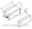 Red Safely Aluminum Tool Cases / 4u Flight Case With 10mm Plywood