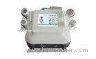 50W Portable Ultrasonic Cavitation Slimming Machine Radio Frequency White With 5 Handle