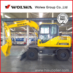0.35m³ wolwa wheel hydraulic excavator