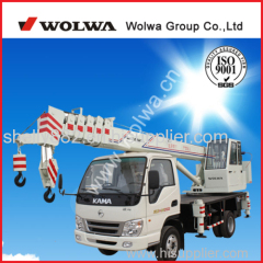 WOLWA 10tons truck mounted crane