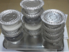 aluminum foil dairy Airline foil containers and lid