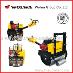 Walking type single steel wheel road roller