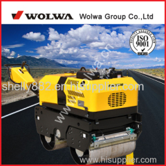 walking type double drum roller 820kgs