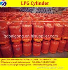 12.5kg Hot selling export lpg gas tank/cylinder price