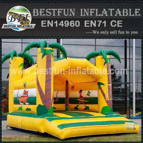 Jungle bouncy castle for fun