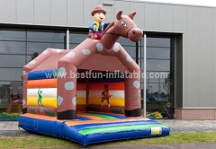 Bouncy castle Cowboy jumping