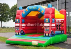 Bouncy castle Fire truck