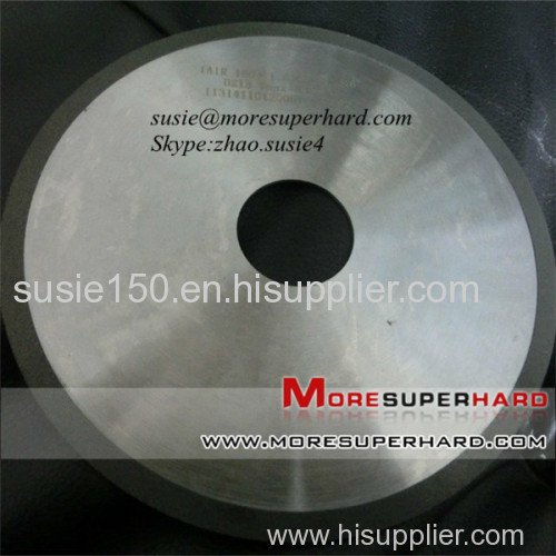 Resin bond diamond cutting discs for tungsten carbide