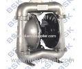3" Stainless Steel Pneumatic Diaphragm Pump , Chemical Membrane Pumps