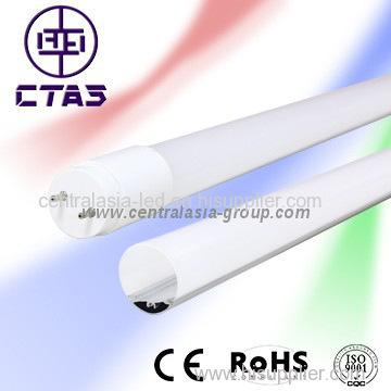 t8 all plastic led tube 22w 150cm 1700lm 270deg AC180-285V 120smd2835CE ROHS