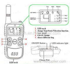 Waterproof Remote Controller Dog Training Collar