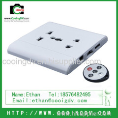 Wall plug somcket camera