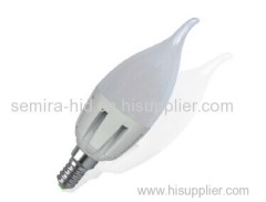 5W Dimmable Candle Light with Conductive Plastic Housing LED Bulb
