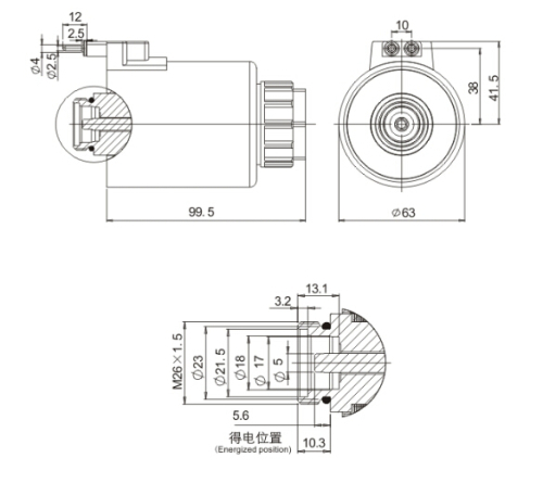 MFZ10-90Y* Rexroth Series Solenoid for Hydraulics(MFZ12-90YC)