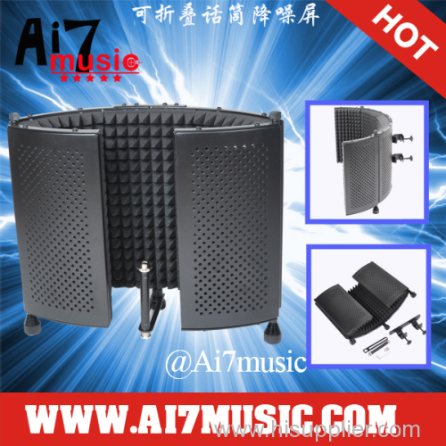 AI7MUSIC Made of solid acoustic curved metal panel Studio Microphone Diffuser Isolation Sound Absorber Foam Panel