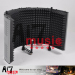 AI7MUSIC Made of solid acoustic curved metal panel Studio Microphone Diffuser Isolation Sound Absorber Foam Panel