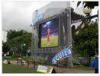 outdoor portable Slim led display hire , exhibition led advertising display