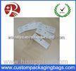 Recycled Print Custom Packaging Bags , Small OPP Bags With Header