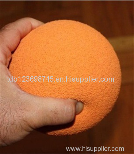 pipe cleaning sponge ball