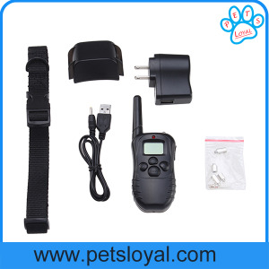 Power Remote control dog bark stop collar elecking collar with retail shock device