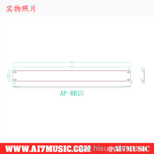 AI7MUSIC 1 rack space 19  universal blanking panel