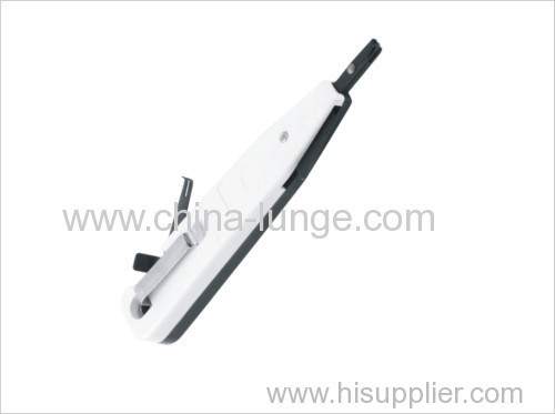Insertion tool with sensor for Krone IDC block and LSA module