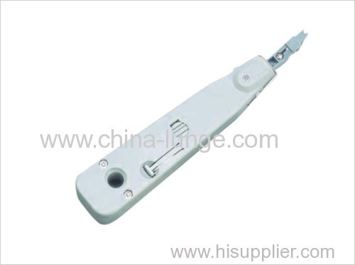 Insertion tool with sensor for Krone IDC block and LSA module
