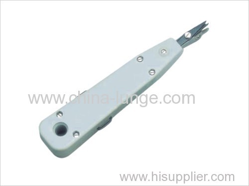 Insertion tool with sensor for Krone IDC block and LSA module
