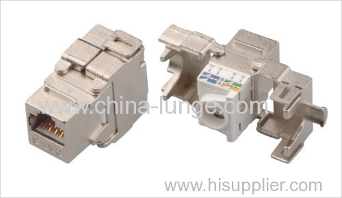 Cat6a STP keystone jack