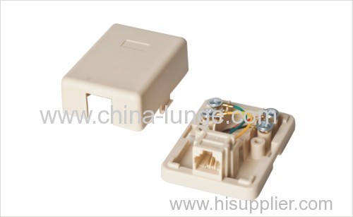 Cat6a STP keystone jack