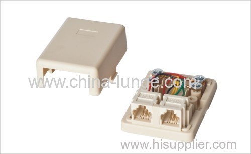 Cat6a STP keystone jack