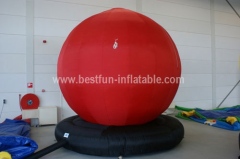 Inflatable balloon let go of balloons