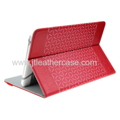 New design Nice red leather case cover for 9.7 inch tablet ,universal tablet case for ipad mini