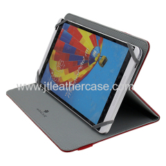 New design Nice red leather case cover for 9.7 inch tablet ,universal tablet case for ipad mini
