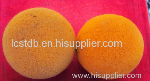 Concrete pump cleaning balls