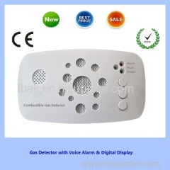 Smart voice alarm detector gas alarm